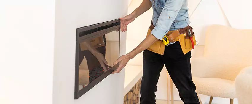 Metal Fireplace Installation in Drexel Hill, Pennsylvania