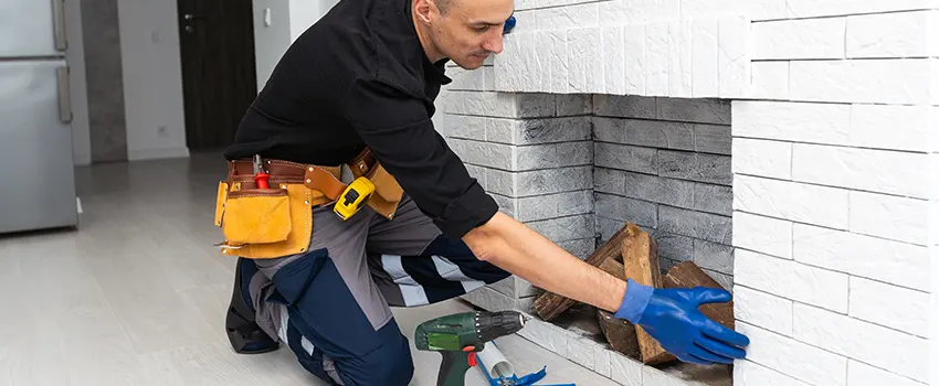 Fireplace Damaged Damper Frame Repair Services in Drexel Hill, Pennsylvania
