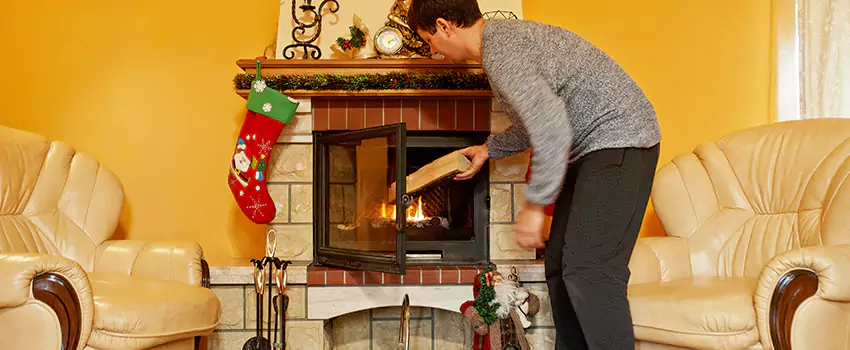 Rusted Metal Fireplace Restoration in Drexel Hill, Pennsylvania