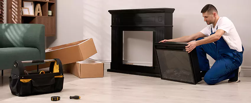 Old Rusted Metal Fireplace Repair And Replacement in Drexel Hill, PA