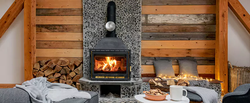 Thelin Hearth Products Direct Vent Gas Stove Fireplace Inspection in Drexel Hill, Pennsylvania